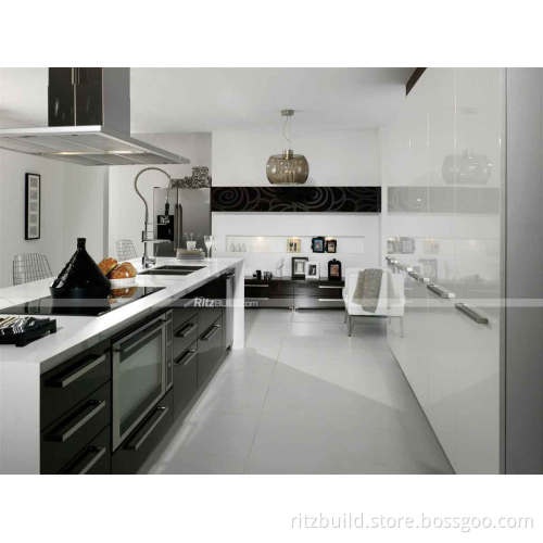 Home Furniture Popular White Modern High Gloss Kitchen Cabinets